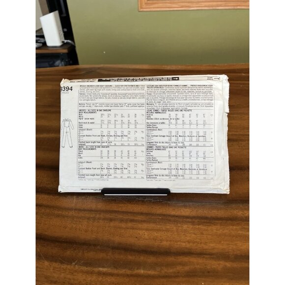 Simplicity Star Trek 1989 Costume Sew Pattern 9394 Size BB (34-44) UNCUT - Picture 7 of 11